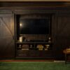 Architectural Barn-Door Cabinetry Wall for a Gentleman’s Study
