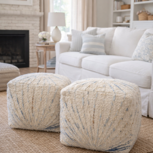 Kathleen Poufs by Dovetail Furniture