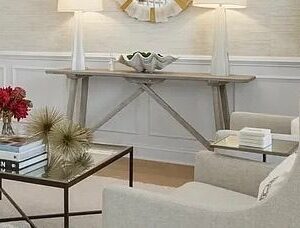 Universal Furniture Coastal Living Console – Drifted Oak (Orig. $1,499, Pristine)