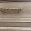 355440FF-FA48-430D-9F3F-B1EB57E16C55 Pair of Sandstone Two-Drawer Nightstands with Brass Hardware