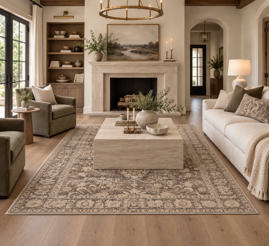 NEW Becki Owens Marlene Vintage-Inspired Area Rug | 7’9” × 10’
