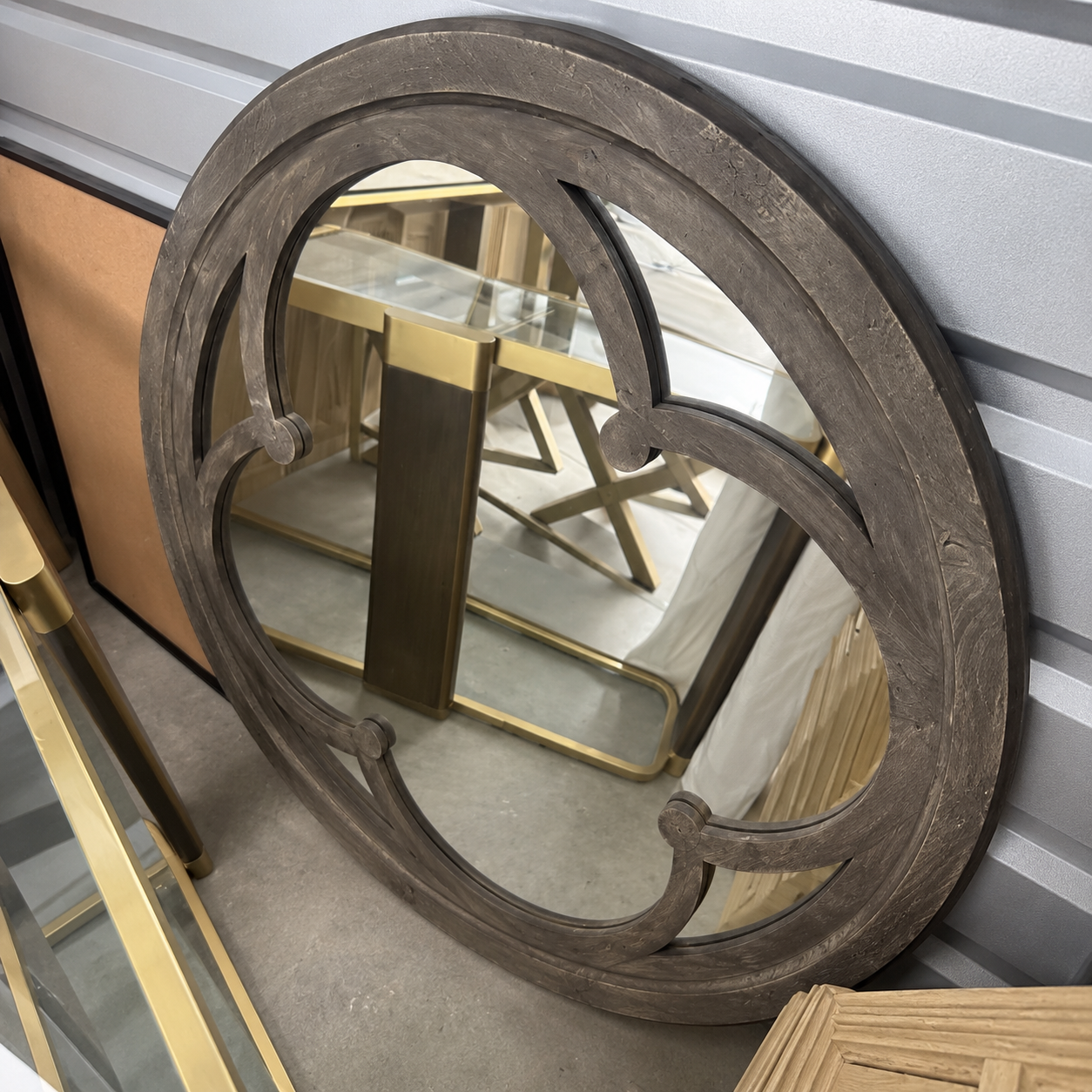 Regina Andrew Raymond Quatrefoil Mirror | 48” Designer Statement Mirror