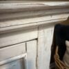 IMG_5129 Distressed Ivory King Bed & Architectural Storage Dresser Set