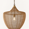 NEW IN BOX | Shades of Light Boho Woven Wire Pendant – Aged Brass – 22”