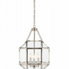NEW IN BOX | Suzanne Kasler Morris Small Lantern – Polished Nickel – Designer Lighting